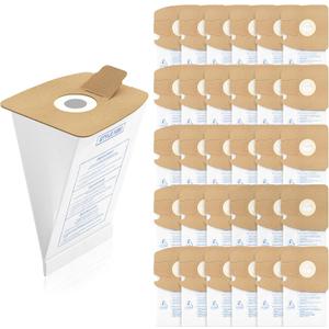 30 Pack Style MM Vacuum Bags Compatible with Eureka Style MM Eureka Mighty Mite 3670 and 3680 Series Canister Vacuums, Replaces Part # 60295, 60295A, 60295B 60295C, 60296 & 60297A