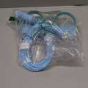 Pedal Resistance Band with Handle,6-Tubes Elastic Pull Rope Fitness Foot Pedal Resistance Bands for Women Girls Bestie Yoga Pilates Exercise Legs Calves Waist Arms Abdomen (Blue)