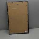 MENNTHUI 15x24 Black Picture Frame, Wall Mounting Horizontally or Vertically, Decoration for Photos, Paintings, Posters, Artwork