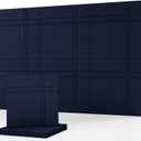Soundproofing Panels, Decorative Acoustic Wall Art, Sound Absorbing, 6 Pack
23.62 x 23.62 In Each, Covers 72 x 48 In, Recording Studio, Gaming, Office Use, Convenient Installation, Spatial Line Pattern