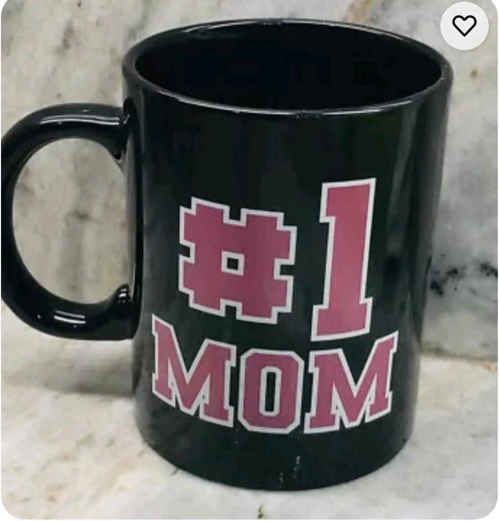 Generic godosa #1 mom Mother's day gift celebration ceramic mug., Large, Black, Dol2024