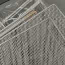 OPNICE Desk Organizer and Accessories, 4-Tier Desktop File Organizer with Drawer and 2 Pen Holders, Office Desk Accessories, File Sorters, Workspace Organizers for Office Supplies(White)