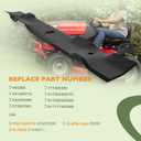 532403107 Lawn Mower Blade Compatible with Husqvarna YTH22V46 YTH20K46 46'' Deck, Mower Mulching Blade Replacememt for Ariens Craftsman Poulan AYP, Replaces 531309715, 532405380, 575937901, 2 Pack