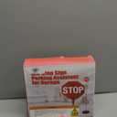 VaygWay LED Flashing Stop Sign Parking Assistant for Garage 7 Large Bright Red Sign, Adjustable Height- Garage Warning Car Stop Indicator Sensors for Vehicles- Bumper Guard for Driveaway