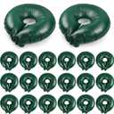 Mumufy 20 Pack Tree Watering Ring Tree Watering Bag 10 Gallon Slow Release PVC Drip Irrigation Water Pouch Automatic Drip System for Planting Gardening Trees and Shrubs, 23.6 Inch (Green), Small to Medium