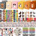 156 PCS Dog Party Favors,Dog Party Decorations, Dog Party Supplies Gifts Goodie Bags Stuffers, Dog Pinata,Dog Birthday Party Supplies Dog Toys for Kids Boys Girls