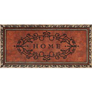 Large 47"x22" Heavy Duty Welcome Mat Outdoor with Non-Slip Rubber Backing - Durable Outdoor Door Mat for Front Door Entrance, Garage, Patio & High Traffic Areas（Home）