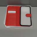 TUCCH Wallet Case for iPhone 17 Pro (6.3-Inch) 2025, RFID Blocking 4 Card Slots | Kickstand | Magnetic Closure | PU Leather | Shockproof TPU Shell | Protective Flip Folio Cover | Red