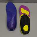 Arch Support Plantar Fasciitis Insoles: Fit Geno Orthotics Inserts for High Arch Pain Relief  Heavy Duty Shoe Inserts for Women & Men 220lbs+  for Work Boots & Sneakers (Women's 12-13 / Men's 10-11) (Orange)