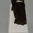 Short Hair Extensions Clip ins,S-noilite Short Clip in Hair Extensions Real Human Hair,Mini Hairpieces for Add Volume and Highlights,6 Pieces 31g 10 inch Dark Brown