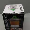 Proctor Silex Electric Citrus Juicer Machine, Large 34 oz. Pitcher, Pressure Activated, 2 Reamers for Big and Small Fruit, Pulp Control, for Orange, Lemon, Grapefruit Juice, White & Green