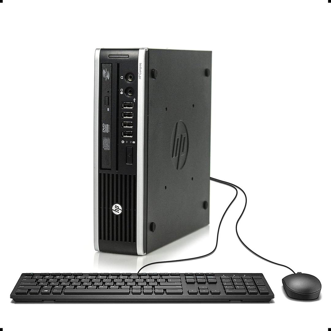 HP Elite 8300 Ultra Slim Desktop Computer, Intel Quad Core i5-3470S CPU, 8GB DDR3, 500GB HDD, USB 3.0, Windows 10 Pro 