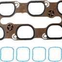 AUTOKAY Cylinder Intake Manifold Upper Lower Gasket Set Fits for Buick for Chevy 12673301