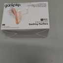 Garkoko Baby Pacifiers 06 Months, One-Piece Soft Silicone Breast-Like Pacifier for Newborn & Breastfed Babies, BPA-Free (1PC-Pacifier-Peach)