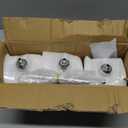 Set of 3 Candle Holders for Wedding Decor, Crystal Candlestick Centerpieces for Table, Tealight Holder for Halloween/Christmas/Party/Wedding Table Decoration (Silver)