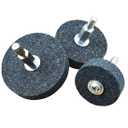 3 Pcs Mounted Stone Grinding Wheels with 1/4-Inch Shank 40mm/50mm/60mm Diameter Abrasive Stone Grinding Wheels for Drill, Grinder, Rotary Tools
