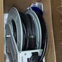 Giraffe Tools Pressure Washer Hose Reel 60ft, Power Washer Hose Reel, Pressure Washer Retractable Hose Reel, Heavy Duty, Wall/Floor Mounted, 4000 PSI, Dark Silver