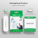 EIOTCLUB 4G LTE USB WiFi 6 Dongle - Portable Mobile Hotspot High-Speed, Portable WiFi with Pre-Installed SIM Card & Prepaid Plan Data Plans, Supports 10 Devices, for Travel, Car, Business(US Only)