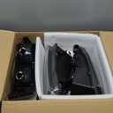 LED DRL Headlights Assembly Compatible with 2003-2006 Chevy Silverado/2003-2006 Avalanche without Factory Cladding Replacements Clear Reflector Black Housing