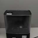 JRD Warm & Cool Mist Humidifiers for Bedroom 5L, Quiet Ultrasonic Air Humidifier Fast Symptom Relief, 50H Runtime, Oil Diffuser, 12H Timer, 7 Color Light for Large Room, Office, Baby, Plants-Black