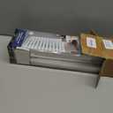 No Drill Motorized Zebra Blinds with Remote, 30.5"W x 72"H