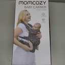 Momcozy Baby Carrier - Ergonomic, Cozy and Lightweight Carrier for 7-44lbs, Effortless to Put On, Ideal for Hands-Free Parenting, Enhanced Lumbar Support, Purehug for Infant to Toddler, Black