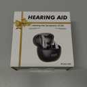 OTC Rechargeable Hearing Aids for Seniors with Automatic Noise Cancelling, LED Display, FSA&HSA Eligible, 5-Level Volume Control for Clear Sound (Black)