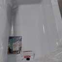 Kingston Brass Aqua Eden VTAP603622L 60-Inch Acrylic Alcove Tub with Left Hand Drain, White