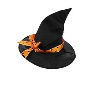 Cute Children Halloween Orange Witch Hat for Girls  (2-3Y)