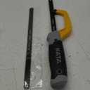 KATA Hacksaw, Compact Hand Operating Hack Saw with 10 Inch Aluminum Frame and 2 Piece Extra Flexible Bi-Metal HSS Blades, Suitable for Wood and Metal (Mini Hacksaw) (Small)