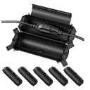 Flemoon [6 Pack] Outdoor Extension Cord Safety Cover with Waterproof Seal, Weatherproof Electrical Connection Box to Protect Outdoor Outlet, Plug, Socket, Christmas Holiday Decoration Light