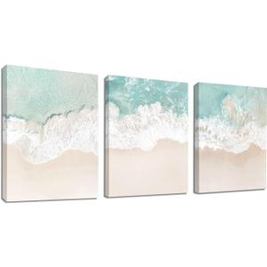 Ca 10x40 3PC Hanging Coastal Art