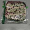 Abbylike 4 Pcs Floral Makeup Bag Cosmetic Bag with Zipper Portable Small Pouches for Purse Toiletry Mini Pouch Cute Mini Makeup Purse for Coin Essentials Items Women (Cute)