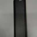 PATIKIL 14 x 3 Inch Door Air Vent Cover, Aluminum Grille Ventilation Cover Louvered Diamond Hole with Mounting Screws for Cabinet Wardrobe Door, Black