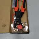 Revolving Punch Plier Kit, XOOL Leather Hole Punch Set for Belts, Watch Bands, Straps, Dog Collars, Saddles, Shoes, Fabric, DIY Home or Craft Projects, Heavy Duty Rotary Puncher, Multi Hole Sizes Make (Black,Red)