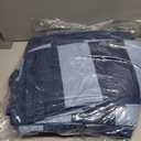 Juicy Couture Denim Stripe King Duvet Cover Set - 3-Piece Machine Washable Reversible Blue Bedding Duvet Cover and Sham Set