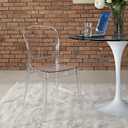 Modway Entreat Modern Acrylic Kitchen and Dining Room Chair in Clear - Fully Assembled, 18"lx20.5"wx34.5"h