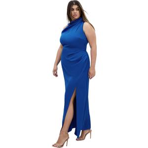 City Chic Women's Plus Size Modern Darling Maxi Dress (Black, 12 Plus )