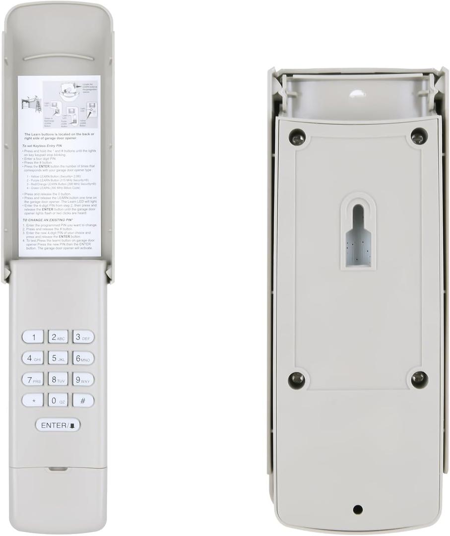 PZL New 877Max Garage Door Opener Keypad Replacement Remote for All Models of Liftmaster Garage Door 878max 376Lm 877Lm 377Lm 977Lm - Battery Included