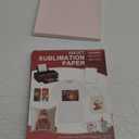 Sublimation Paper 100 Sheets 8.5 x 11 Inches 125gsm, for Any Inkjet Printer with Sublimation Ink Epson, Sawgrass, Heat Transfer Sublimation for Mugs T-shirts Light Fabric