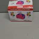 FLSEPAMB Balloon Pump, Electric Balloon Pump,Portable Dual Nozzles Electric Balloon Air Pump 110V 600W, Electric Balloon Inflator with Tying Tool, Colored Ribbons for Party Decoration