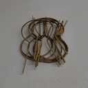 10 Pack Bamboo Hoop Trellis Circle Trellis for Potted Plants, Handmade 15 in. Bamboo Loop Stakes for Climbing Flowers and Vines