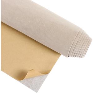 CRE8TIVE Beige White Velvet Wallpaper Peel and Stick 12"x80" Felt Drawer Liner for Jewelry Box Dresser Lining Fabric Contact Paper Felt Sheets Self Adhesive Velvet Flocking Liner for Crafts Wall Decor