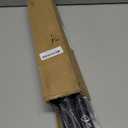 Ausemku Shower Curtain Rod 32-80 Inch Adjustable - 1 Inch Diameter Heavy Duty No drill Spring Tension Shower Rod, Non-Slip Rustproof Telescopic Rod for Bathroom, Black