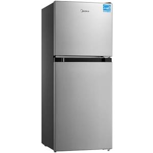 Midea MERM45S3AST 4.5 Cu Ft Double Door Refrigerator Stainless Steel, Cubic feet