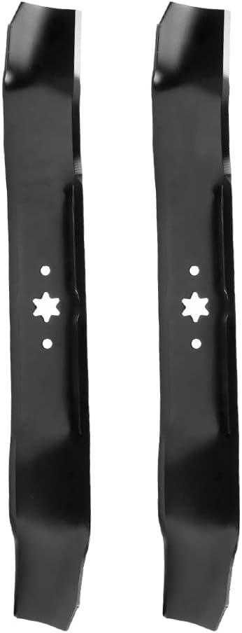 742-0616 Mulching Blades for MTD/Cub Cadet/Troy Bilt 42" Decks Replace 942-0616A 742-0616A 942-0616 742-04126 942-04312 (2 Pack)