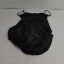 Satin Spaghetti Strap Back Twist Black M