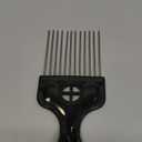 2 Pack Afro Comb and Metal Wig Detangler - Braid Styling Comb for Detangling and Styling Hair, Hair Pick