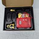 Kill Switch for Car - Remote Battery Disconnect Switch 12v, 240A, Upgrade Smart Voltage with LED Screen, Anti-Theft, Prevent Battery Drain (red)