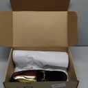 LCQL Men's Luxury Velvet Penny Loafer Shoes Noble Slip-on Suede Loafers Smoking Slippers Plus Size (11.5, Black)